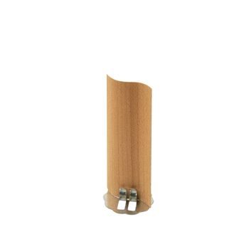 Rose wood candle wick from with a metal holder 30x60mm