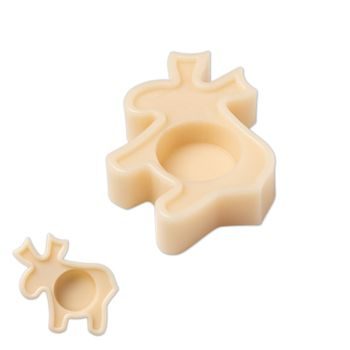 Silicone mould for creative clays bowl in the shape of a female torso 270x150x15mm