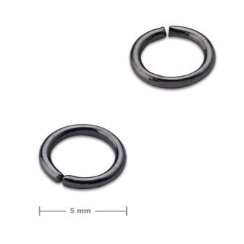 Jump ring 5mm anthracite