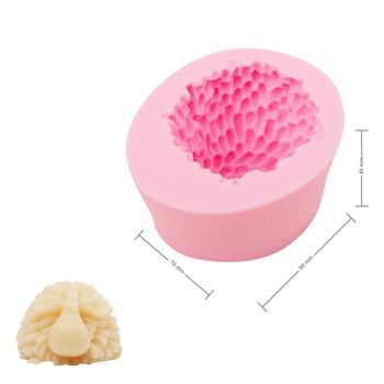 Manumi silikonová forma na odlévání kreativní hmoty 90 x 78 x 45 mm ve tvaru ovečky