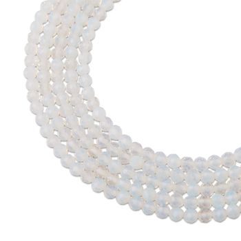 Opalite faceted beads 4mm