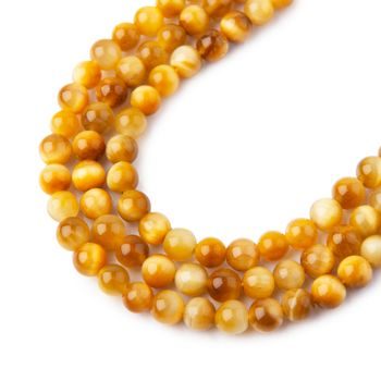 Tiger Eye golden AA beads 4mm