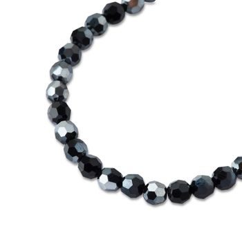 Preciosa MC Round bead 3mm Jet Hematite č.190