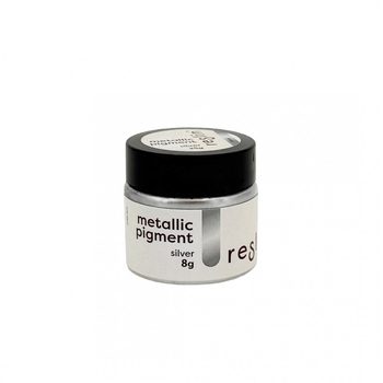 Reslin metalický pigment do ekologické pryskyřice 8 g v barvě stříbra