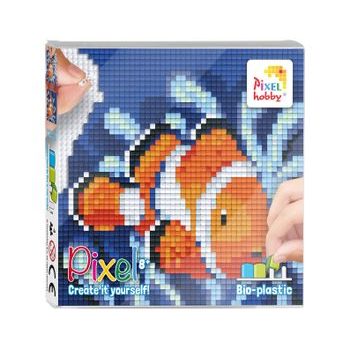 Pixel sada s veľkou podložkou rybka klaun Nemo