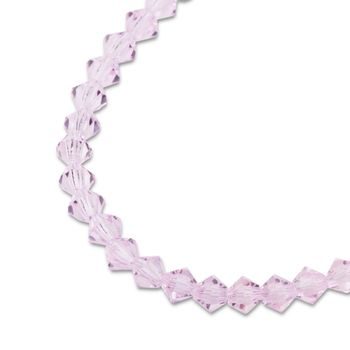 Preciosa MC bead Rondelle 4mm Pink Sapphire