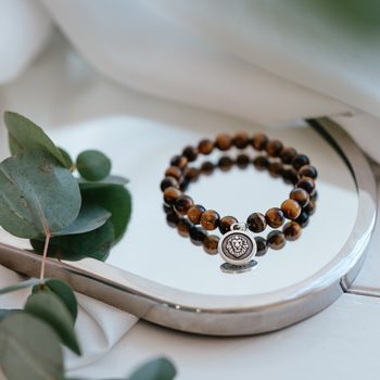 Manumi kreativní sada na výrobu náramku z minerálů se znamením zvěrokruhu Ryby