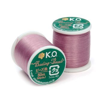 K.O. beading thread B 50m lila No.10