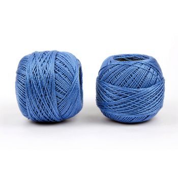 Pearl crochet yarn 85m light blue