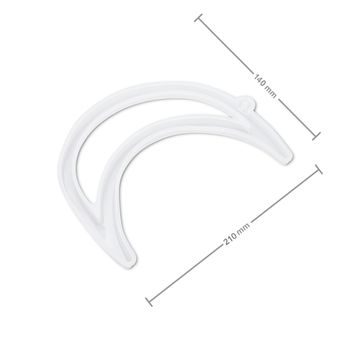 Matriță de silicon pentru turnarea pastei de modelaj lună 210x140x11mm