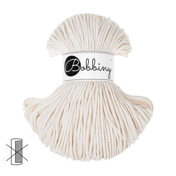 Bobbiny Macramé šňůra Junior 3mm Natural