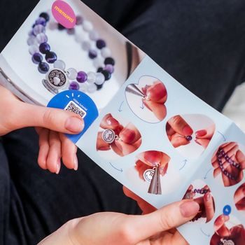 Manumi kreativní sada na výrobu náramků z minerálů podle znamení zvěrokruhu