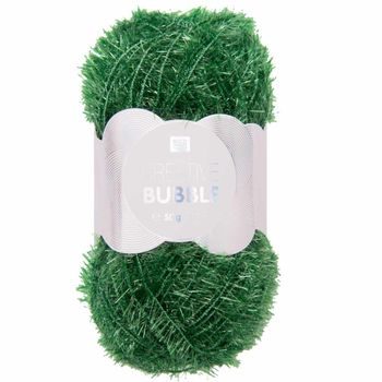 Rico design háčkovacia priadza na výrobu žiniek Creative Bubble odtieň 019 zelená