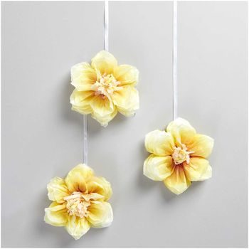 Tissue paper flowers kit - violas diameter 13 cm