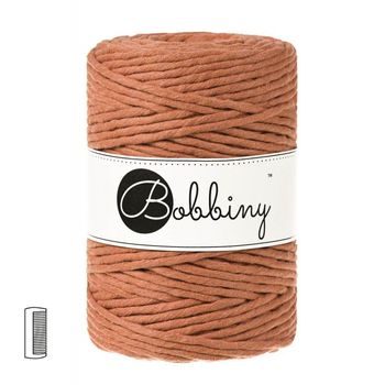 Bobbiny Fir textil Macramé XXL 5mm Terracota