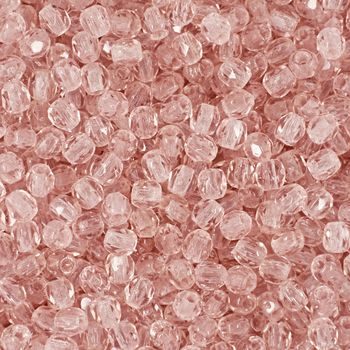 Brúsené koráliky 3mm Rosaline