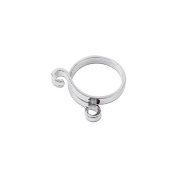 Crochet ring for yarn guide