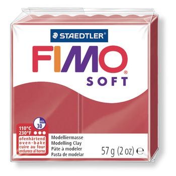 FIMO Soft 57g (8020-26) roșu cireașă