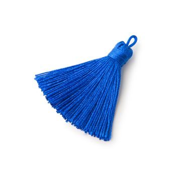 Jewellery tassel 3.5cm blue