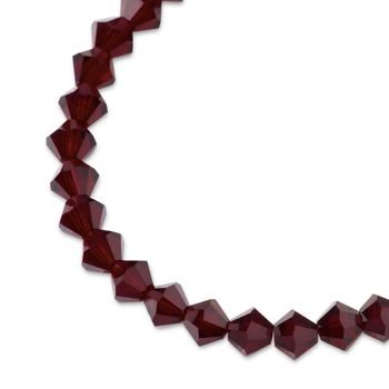 Preciosa MC bead Rondelle 6mm Garnet