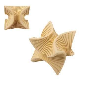 Silicone mould for casting creative clay egg with a bent ear 70 x 70 x 100 mm