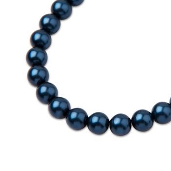 Preciosa perlă rotundă MAXIMA 6mm Pearl Effect Blue