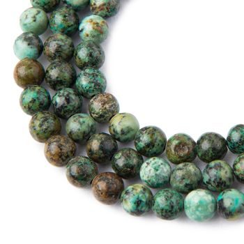 African Turquoise beads 8mm