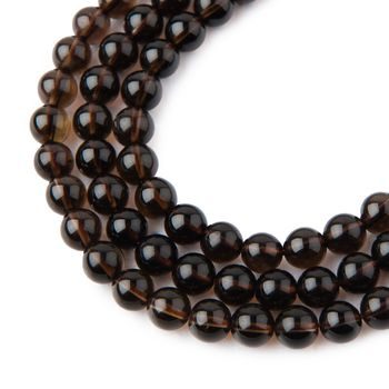 Smokey Quartz beads 6mm