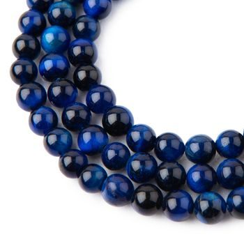 Blue Tiger Eye AA beads 8mm