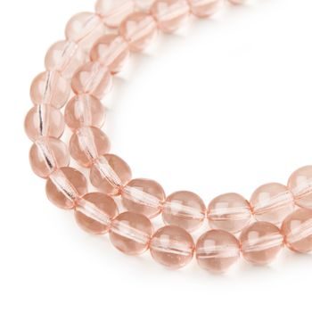 Manumi české sklenené stláčané guľôčky Rosaline 8mm č.53
