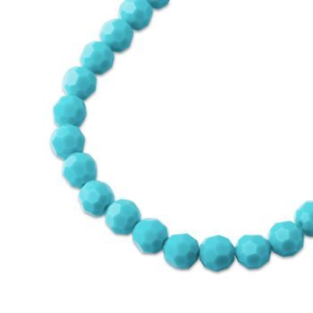 Preciosa MC perle kulatá 4mm Turquoise
