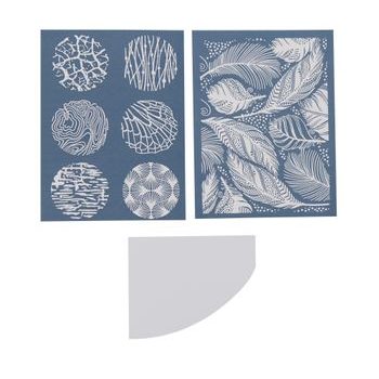 Set of stamps for polymer clay