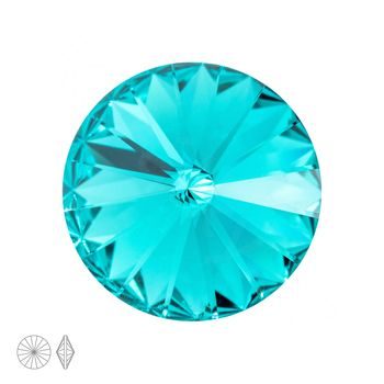 Preciosa MC Rivoli MAXIMA SS47 Blue Zircon