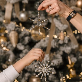 Manumi kreativní sada na dekorování vánočních ozdob stříbrná