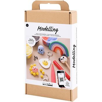 Creative set for modeling polymer clay jewelry