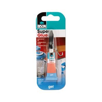 Gelové vteřinové lepidlo BISON Super Glue Gel 2g