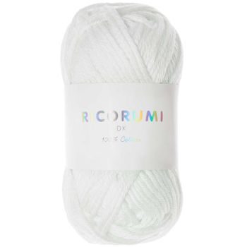 Rico design crochet yarn Ricorumi dk white glow in the dark