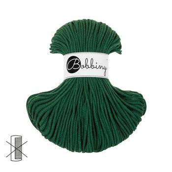 Bobbiny macramé šnúra Junior 3mm Pine green