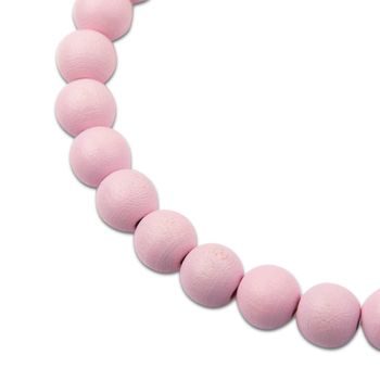 Manumi české dřevěné korálky 10 mm růžové