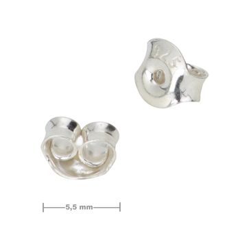 Opritoare din argint pentru cercei fluture 5,5mm nr.608