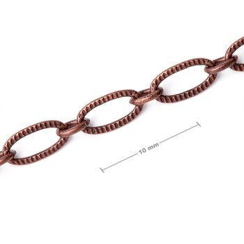 Unfinished jewellery chain antique copper No.58
