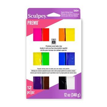 Sculpey PREMO set 340g 12 colours