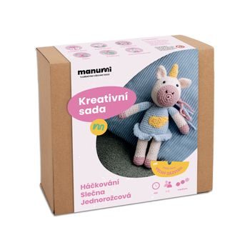Manumi kreativní sada na háčkování slečna Jednorožcová
