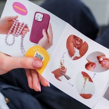 Manumi creative crochet mobile phone bag kit