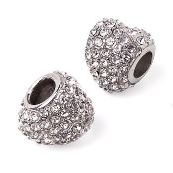 Korálek z chirurgické oceli se širokým průtahem č. 46