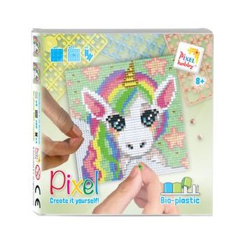 Pixel sada s veľkou podložkou jednorožec