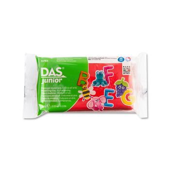 DAS Junior Self-hardening clay 100g red