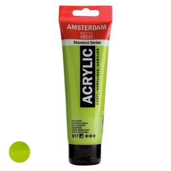 Amsterdam akrylová farba v tube Standart Series 120 ml 617 Yellowish Green