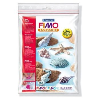 FIMO silicone mould Seashells
