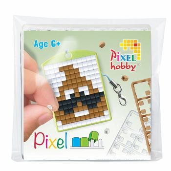 Pixel keychain poo